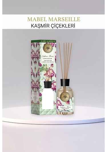 Mabel Marseille Sihirli Kaşmir Çiçekleri Çubuklu Oda Kokusu 100 Ml 3 Adet Kaşmir
