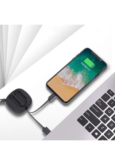 Konfulon S79 2A Micro USB Kablo 20 CM - 1M Siyah