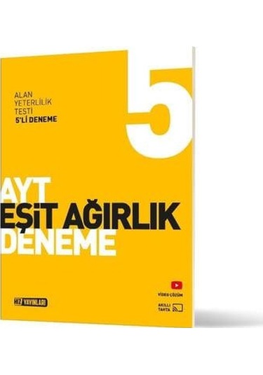 Hız Ayt Eşit Ağırlık 5 Li Genel Deneme