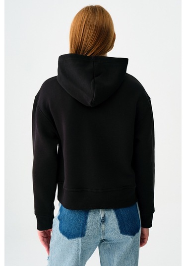 Loft Kadın Sweatshirt Siyah