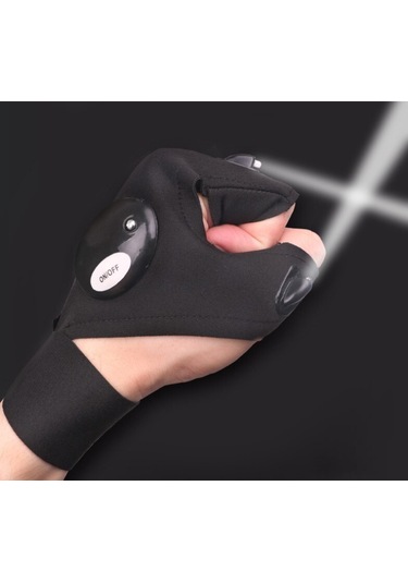 Led Işıklı Çalışma Eldiveni Sağ Sol Çift - 9004241698638do Çok Renkli