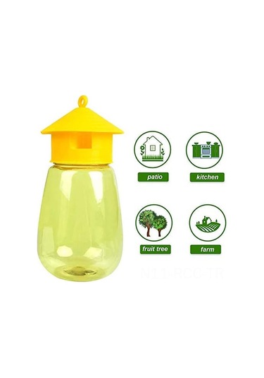Ruicoo Meyve Sinek Tuzağı Plastik 20x10 Cm - 4 Adet Sinek Yakalama Aleti