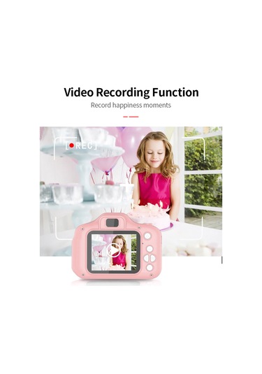 Geeroyoo Mini Çocuk Kamerası: Şarj Edilebilir, 2 İnç Ekran, 1080p Video Çekimi, Yeşil Renk Seçeneği Hafıza Kartı Dahil Değil Yeşil
