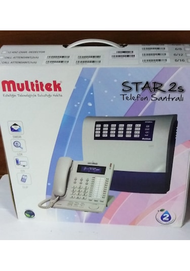 Multitek Star 2S Caller Id 4-8 Telefon  Santrali