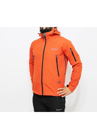Mudwill Softshell Erkek Mont Ceket Turuncu