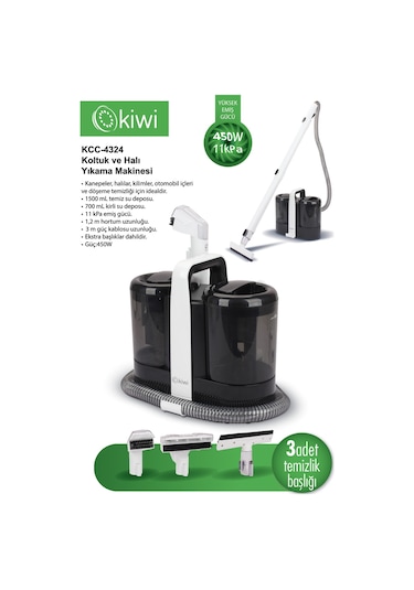 Kiwi Kcc-4324 Koltuk Ve Halı Yıkama  Makinesi