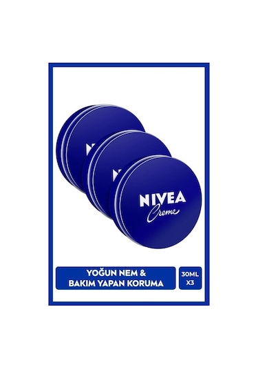Nivea Creme Nemlendirici Bakım Kremi 3 x 30 ML