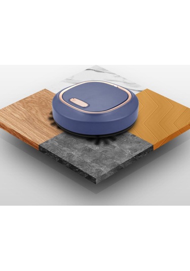 Magideal Dolıty 3 In 1 Akıllı Robot Süpürge Otomatik Temizleme Paspas Mavi