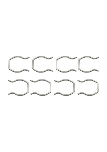 Shineyee 8 Adet Yakıt Enjektörü Bağlantı Klipsi - Metal U Tipi Kilit Kelepçesi