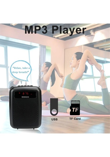 Jialan Megafon Taşınabilir Ses Amplifikatörü Mikrofon Hoparlör