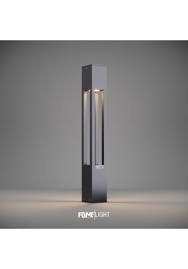 Fonelight Aka Modern Yürüyüş Yolu Bahçe Aydınlatması Antrasit