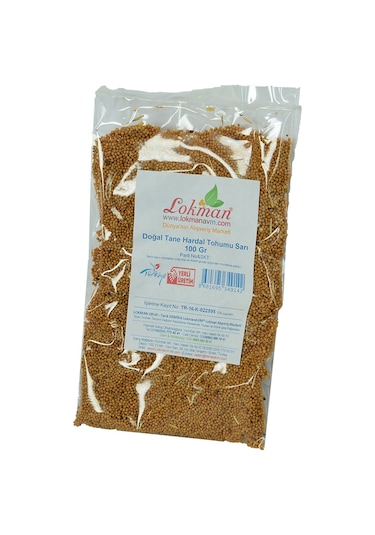 Lokman Avm Hardal Tohumu Tane Doğal Sarı 100 G