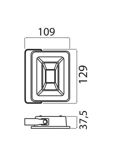Pars-10 6400k Kelvın Beyaz Işık 30 Watt Smd Led Projektör