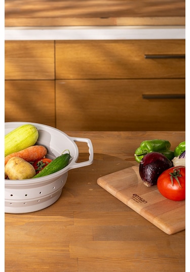 Emsan Soft Katlanabilir Büyük Süzgeç Gri