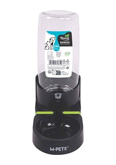 M-pets Refresh Hazneli Kedi Ve Köpek Su Kabı Siyah 850 Ml 244-51031.01