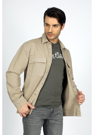 Lee Cooper Karela Erkek Dokuma Ceket Vızon-16552-vızon Vizon