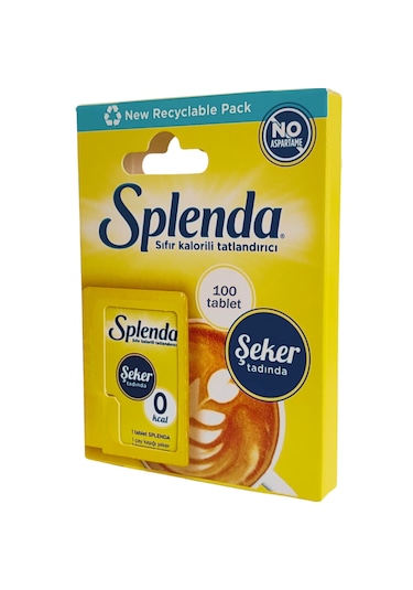 Splenda 100 Tablet Tatlandırıcı Yeni Ambalaj