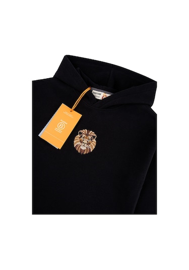 Gsstore X Reflect Studio Aslan Çocuk Hoodie C242400 Siyah