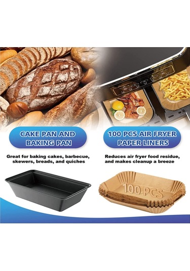 Sones Ninja 3.7-4.2qt Air Fryer Aksesuarları 6'sı 1 Arada Set