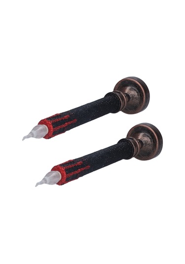 Kan Damlayan Alevsiz Mumlar Işık Güvenli Dekoratif Led Konik Mumluklar Cadılar Bayramı Korku Temalı Parti İçin Işık Diğer