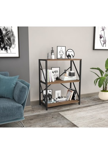 Storm Kitaplık Ceviz