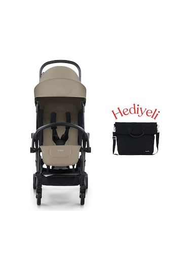 Bumprider Connect³ Bebek Arabası Black-sand + Yan Bakım Çantası