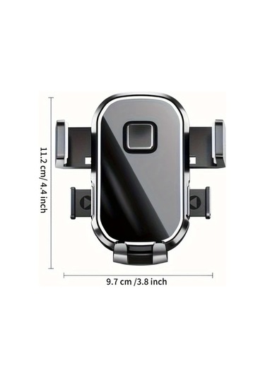 Boatshop1 Lcw Siyah 360 Derece Ayarlanabilir Araba Telefon Tutucu Kaymaz Silikon Tasarim Abs Malzeme Cesitli Araba Modelleri Icin Uyumlu