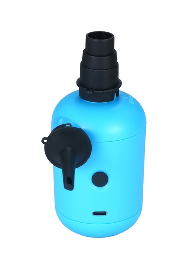 Lemestar Usb Girişli 5v Dc Elektrikli Hava Pompa - Pvc Materyal, Mavi Renk, 4 Fişli - Kayık, Yatak Ve Divan Hava Doldurucu