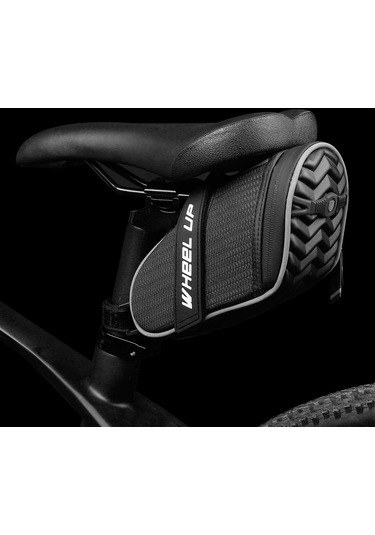 Wheel Up-bisiklet Eyer Çantası Su Geçirmez Bisiklet Çantası Y23103b Siyah