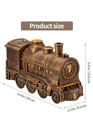 Vtn-46 Tren Şeklinde Buharlı Oda Hava Nemlendirici Işıklı Gold