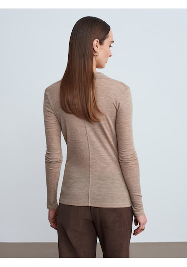 Dilvin 32595 Degaje Yaka Top-vizon M. Vizon M.