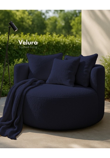 Miz Berjer & Puf & Armut & Tekli Koltuk & Dinlenme Koltuğu - Lacivert Lacivert