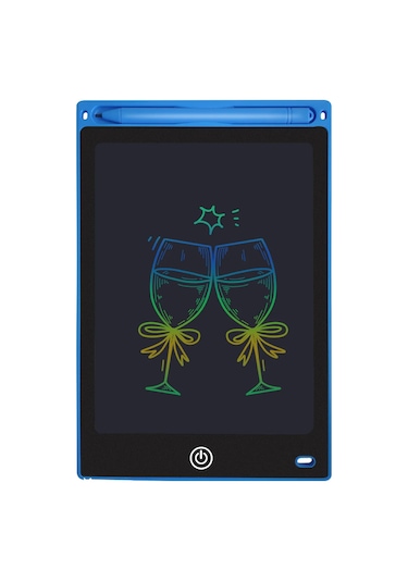 8.5 İnç Lcd Yazma Tableti Çizim Pedleri Renkli Çizgiler Doodle Karalama Panoları Eğitici Oyuncaklar Bej