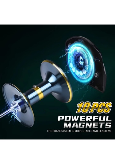 Motion003 Proberos Su Damlası Balık Makarası Sol El 5+1bb Bilyalı Rulman 7.2:1 Dişli Oranı 12kg Çekme Gücü Tatlı Tuzlu Su