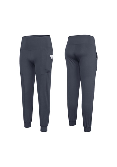 Geeroyoo Kadın Spor Taytı - Nefes Alabilen, Esnek Ve Cep Fonksiyonlu Yoga Pantolonu Gri