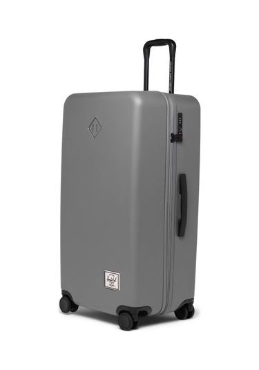 Herschel Heritage Hardshell Büyük Boy Darbelere Karşı Dayanıklı Tekerlekli Valiz 95l Koyu Gri Koyu Gri