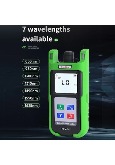 Sones Komshine Yüksek Hassasiyetli Optik Güç Ölçer Optik Kablo Hattı Test Cihazı, Model: Kpm-35-a/-70dbm İla +6dbm