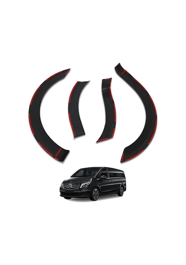 Mercedes V Class Ferrous Çamurluk Koruma Dodik Seti 8 Parça 2019 Ve Üstü