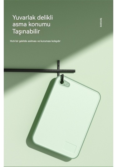 Dancemonkey Buğday Samanı Kesme Tahtası, Ev Tipi Plastik Kesme Küf Geçirmez Pembe