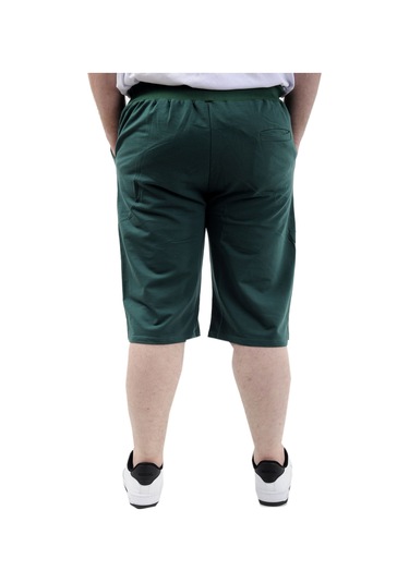 Mode Xl Büyük Beden Erkek Kapri Straight Basic 20500 Nefti Yeşil