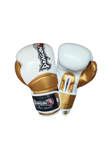 Aksaspor Dragon Carbon 5 Muay Thai Boks Ve Kick-Boks Eldiveni Beyaz