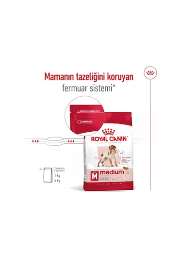 Royal Canin Medium Adult Orta Irk Yetişkin Köpek Maması 15 KG