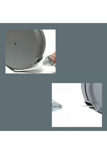 Ganzhoushop Geri Çekilebilir Çamaşır İpi, 40 Feet Uzunluğa Kadar, 30 Pound Taşıyabilir Gri Çok Renkli