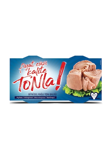 Kalite Tonla Ayçiçek Yağlı Ton Balığı 2 x 150 G