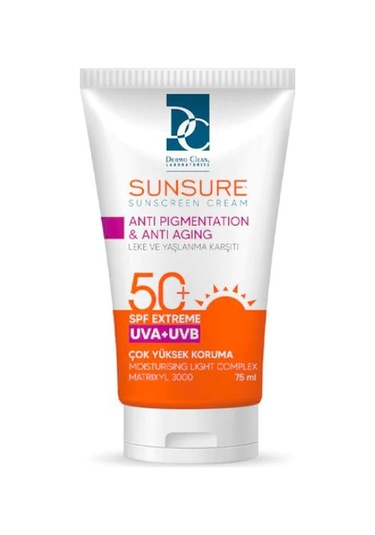 Dermo Clean Sunsure Lekeli Cilt Güneş Kremi SPF50+ 75 ML