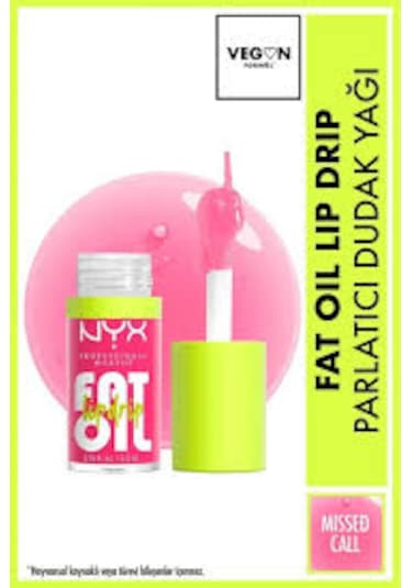 Nyx Professional Makeup Fat Oil Lip Parlatıcı Dudak Yağı 02