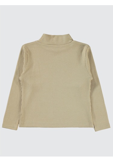 Pierre Cardin Kız Çocuk Sweatshirt 6-9 Yaş Bej Bej