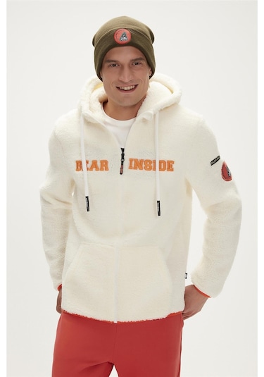 Bad Bear Shaggy Plush Full-zip Marshmallow Beyaz Peluş Erkek Kapüşonlu Sweatshirt-beyaz Beyaz Bad Bear Shaggy Plush Full-zip Marshmallow Beyaz Peluş Erkek Kapüşonlu Sweatshirt-beyaz Beyaz