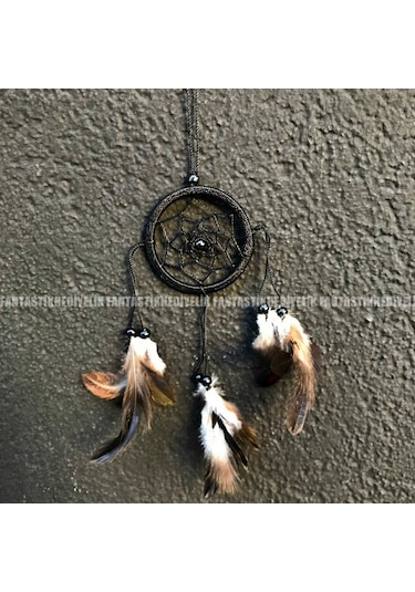 Dream Catcher Rüya Düş Kapan Araba  Otomobil Dikiz Ayna Süs-Mor