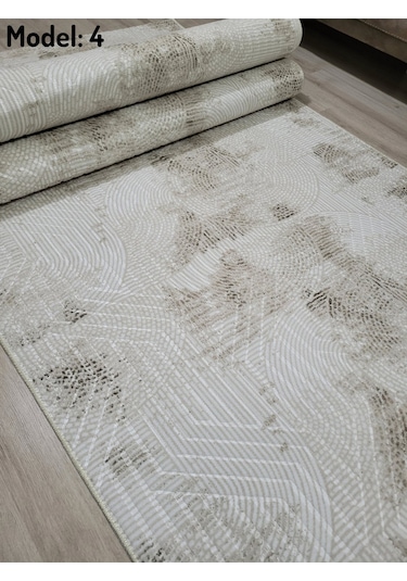 Arbese Premium Halı Yolluk Oturma Odası, Mutfak, Antre Ve Koridor Halısı Vizon Arbs4bnyn